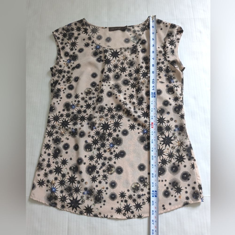 MCM Starburst Pattern Sleeveless Blouse by The Limited Small - Picture 5 of 11